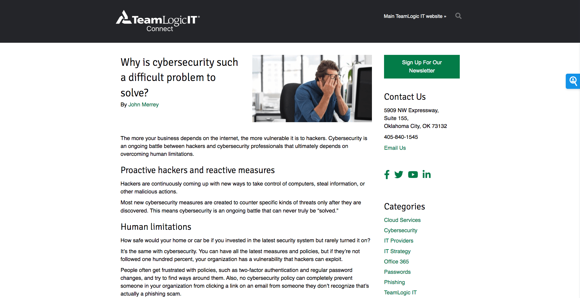 Screen Shot 2024-03-16 at 2.51.56 PM TeamLogic IT blog article screenshot